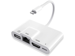 Adaptador De Iluminación Hdmi 4 En 1 YIZHOOD Inf107 Blanco