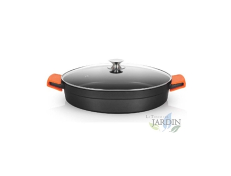 Cacerola Baja De Aluminio Fundido ORBEGOZO Full Induction Ø 40Cm.
