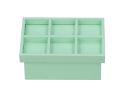 Ats-estante De Frutas Y Verduras Para Casa De Muñecas 1:12, Miniatura De Madera Cute, Decoración Verde