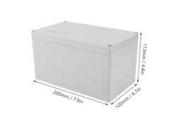 2026dz-caja De Unión Ip65 Funda Plástica Exterior Para Proyectos Electrónicos 200x120x113mm F1‑1