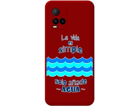 Carcasa Vivo Y21s / Y33s TUMUNDOSMARTPHONE Agua Rojo