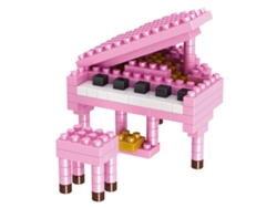 Mini Bloques De Construcción, Instrumentos Musicales, Piano Rosa, Juguetes Educativos Para Niños De 7 A 14 Años.
