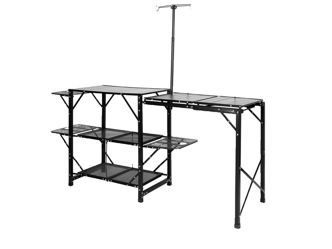 Mesa de cocina para acampar, ligera y portátil, construcción robusta, 27,8 libras OEM