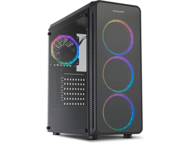 Caja PC NOX Hummer TGM (ATX Mid Tower - Negro)