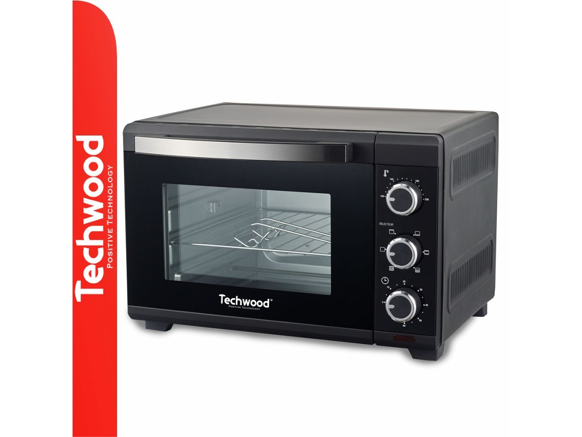 Horno eléctrico Techwood de 26 litros y 1600 W con temporizador
