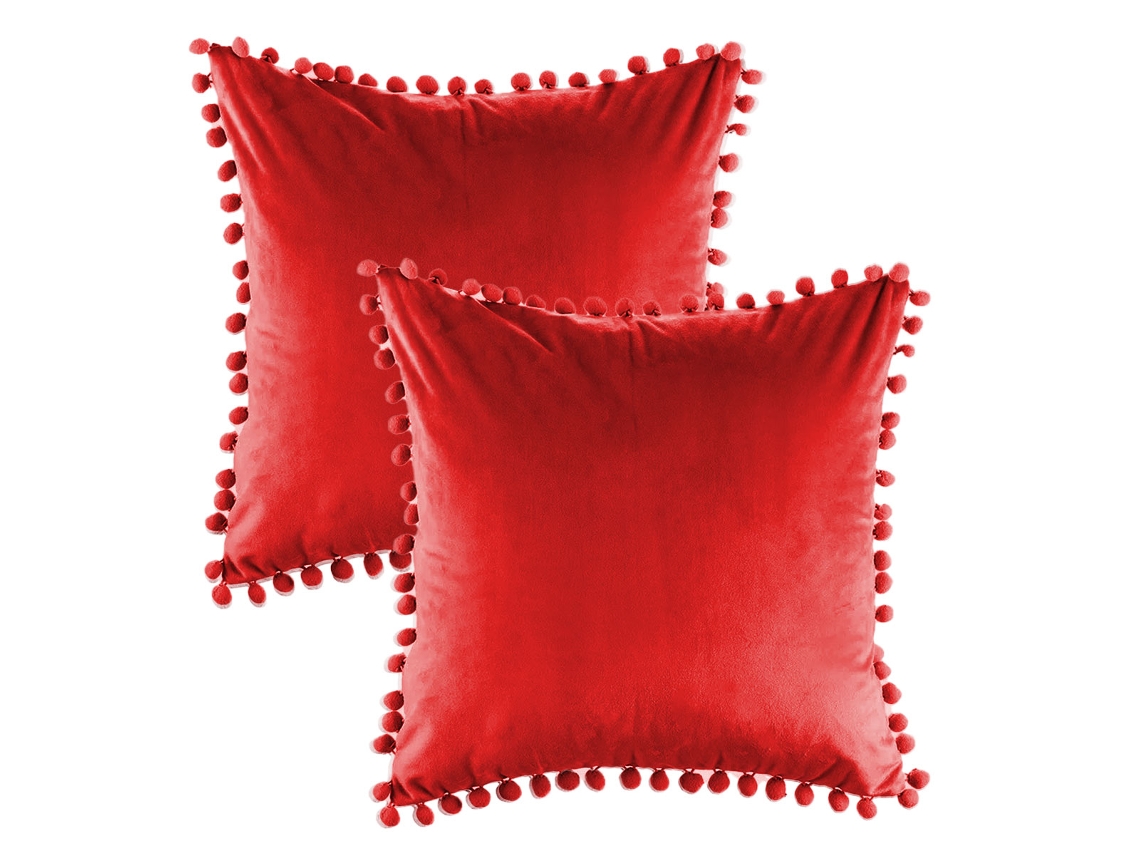 2 Fundas De Almohada De Terciopelo Suave Y Granulado, 45,7 X 45,7 Cm