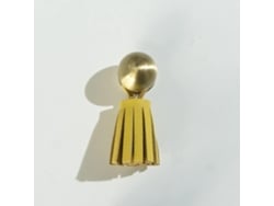 Botão De Couro Com Borla Em 7 Cores, Estilo Infantil, Para Gaveta De Cômoda Em Latão.