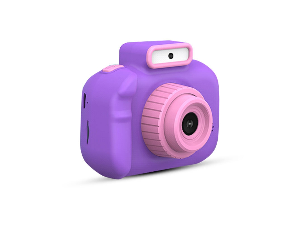 Cámara Infantil Siurn Hd 1080 (tarjeta De Memoria 32g Lector De Tarjetas) Morada