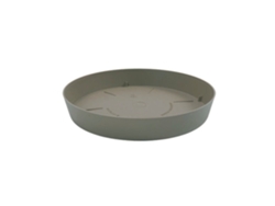 PLASTIKEN TES - Plato Redondo Ø17 cm para Macetas de 22 cm Taupé
