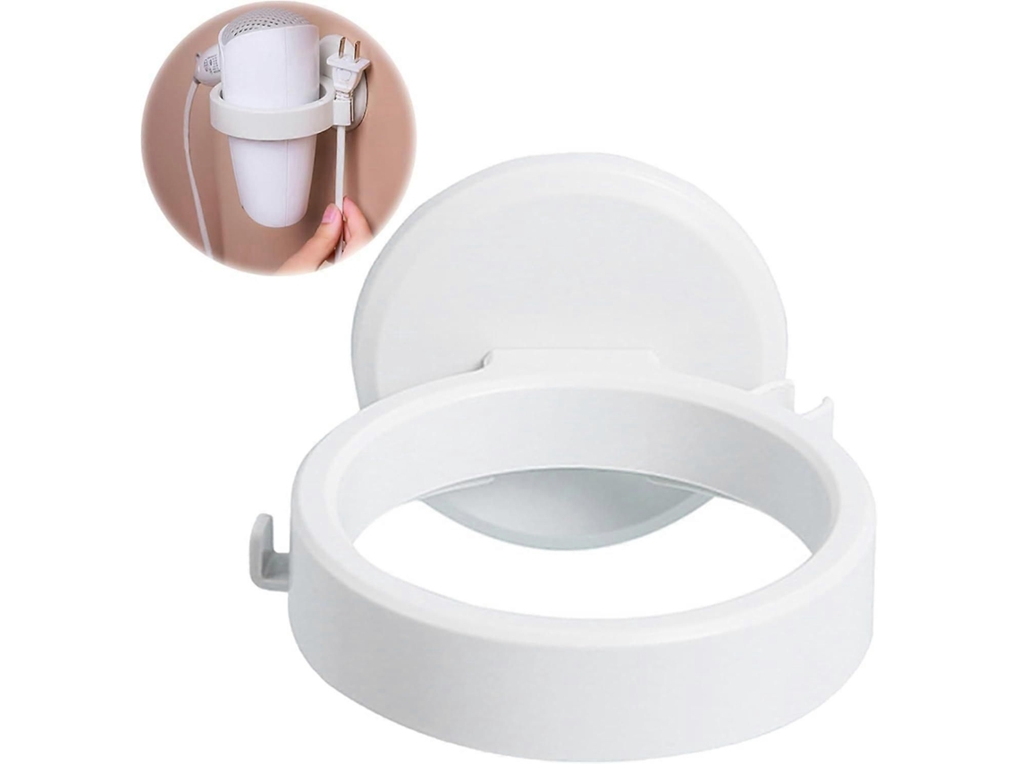 Soporte para secador de pelo, no requiere perforación, montaje en pared, soporte para secador de pelo GOKOCO