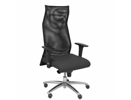 Silla de Escritorio P&C (Negro - Aluminio - 109.00 x 61.00 x 58.00 cm)