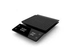 HYMNORA Báscula de Cocina y Café con Temporizador 3kg 0,1g Alta Precisión para Café Pour Over Drip Espresso con Pantalla LCD Retroiluminada