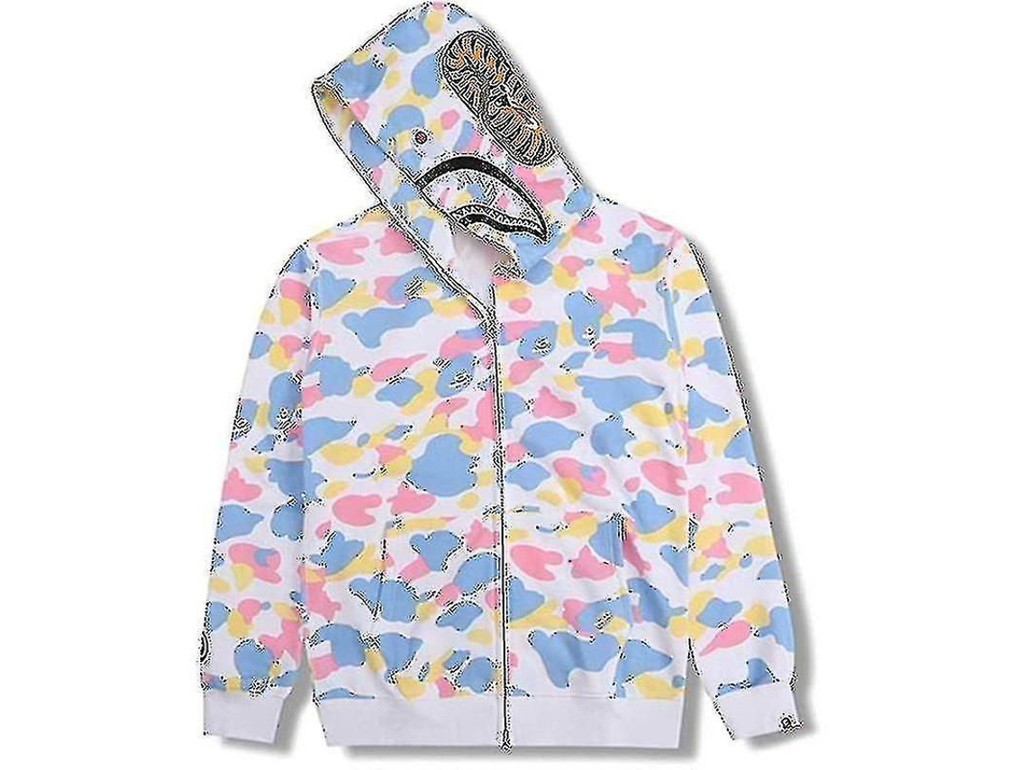 2026-sudadera Con Capucha Camuflaje Para Hombres Y Niños, Chaqueta Con Cremallera Suelta De Poliéster Casual