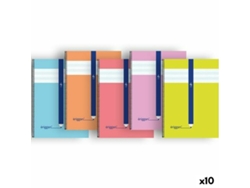 Cuaderno ERIGGAN Din A4 80 Hojas (10 Unidades)