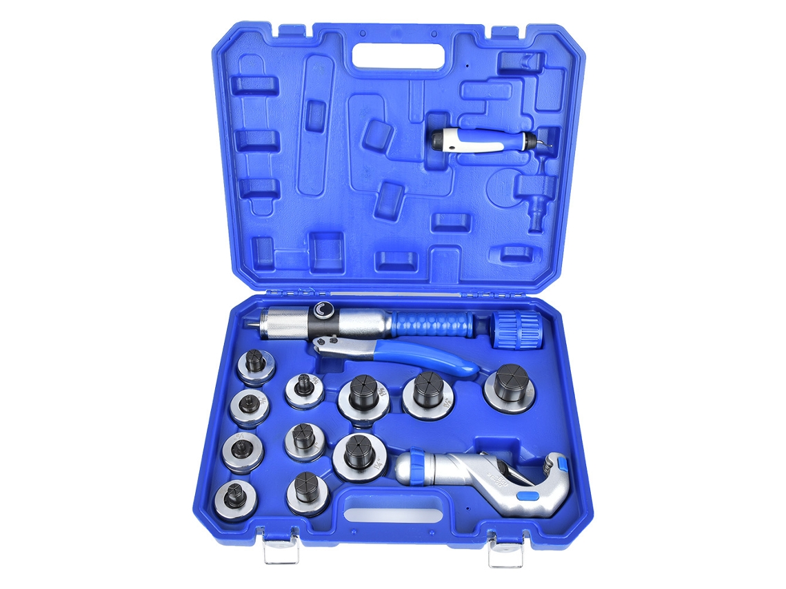Expansor de tubos hidráulico Vante (expande tubos de 10 a 42 mm, compatible con cobre y aluminio)