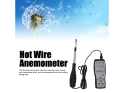 Anemómetro portátil USB de hilo caliente para ordenador, comunicación, velocidad del viento y medidor de temperatura con sensor térmico para industria y agricultura.