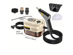 Limpiador a vapor de alta temperatura y alta presión apto para la limpieza de cocinas y coches Beige Cuich