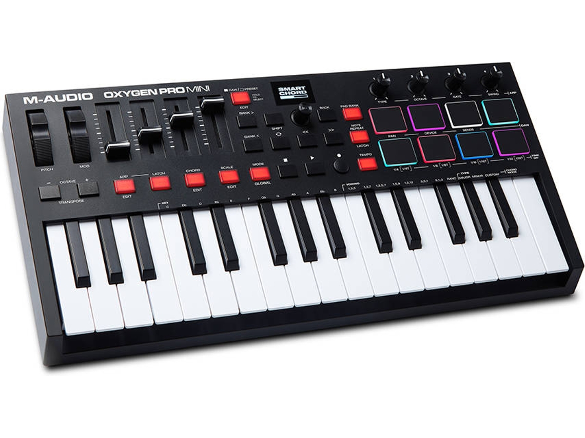 Teclado Maestro M-AUDIO Oxygen Pro Mini (32 Teclas)