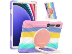 Funda para Samsung Galaxy Tab S9 Ultra de 14,6 pulgadas, suave, protección completa, a prueba de golpes, color polvo.