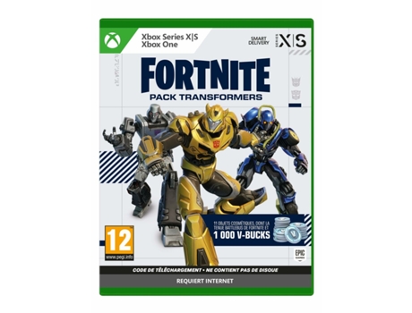 Juego Xbox One / Series X FORTNITE Pack Transformers (FR) Código de descarga