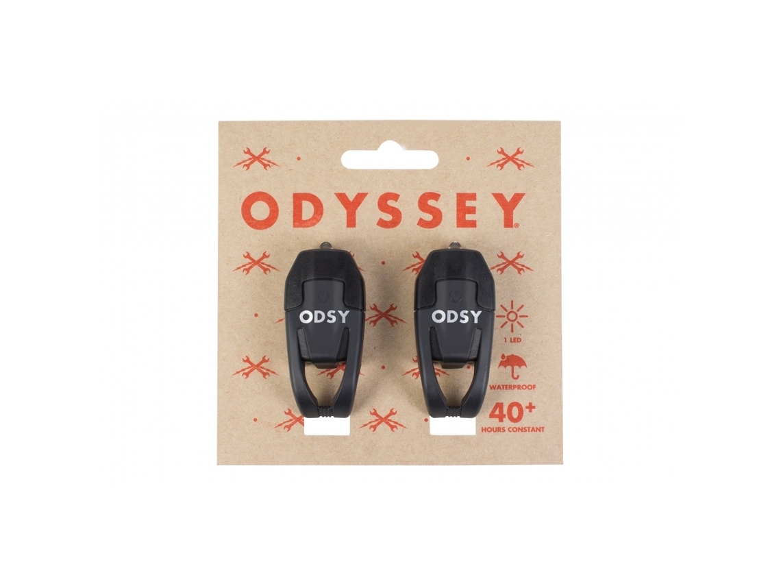 Juego de 2 kits de luces delanteras y traseras ODYSSEY Bike Lights