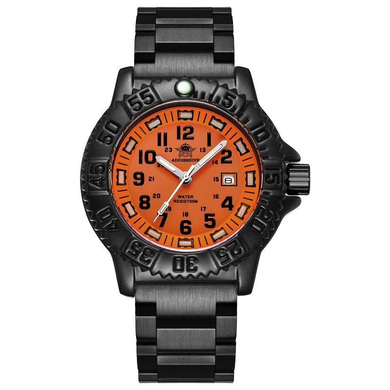 Reloj Luminoso De Alta Gama Para Hombre, Resistente Al Agua Hasta 50 Metros Para La Práctica De Deportes Al Aire Libre.