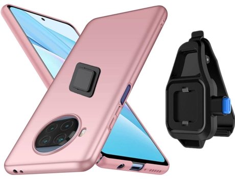 Funda Xiaomi Mi 10T Lite Turtleshell con Soporte de Cintura Rosa