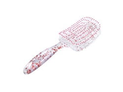 Cepillo De Pelo Curvo Con Diseño Hueco Y En Espiral Para Desenredar Y Peinar - Para Todo Tipo De Cabello