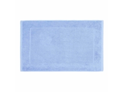 Homescapes Imperial Plain Cotton Light Blue Bath Mat