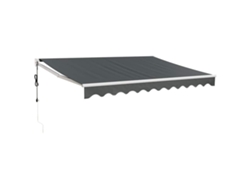 Maison Exclusive - Toldo Retráctil Automático Gris Antracita 3x2,5 M