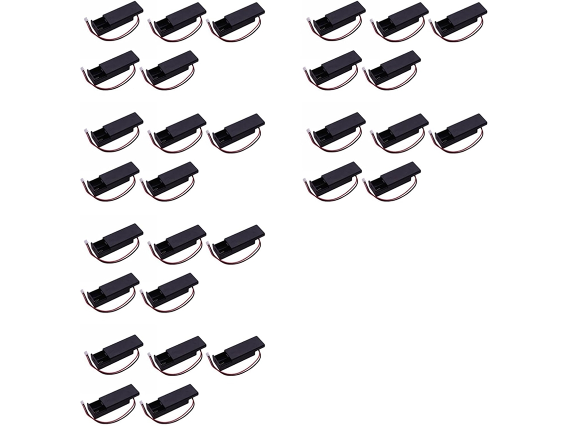 30 Unidades De Estuches Portapilas Para Protección De 2 Pilas Aaa De 3 V Ph2. Placa De Desarrollo.