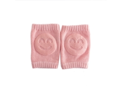Rodilleras Antideslizantes De Algodón Transpirable Para Bebé, Protección Para Gatear, Color Rosa, Unisex.