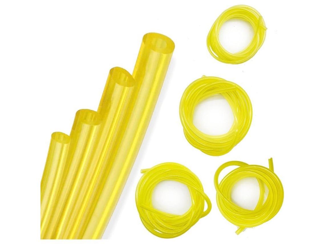 4 Mangueras De Combustible De 1,5 M (3x6 Mm, 3x5 Mm, 2,5x5 Mm, 2x3,5 Mm) Para Motosierra, Cortacésped Y Soplador De Hojas.