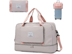 Bolsa Viaje Plegable Knowledee Separación Seco/húmedo Impermeable Gran Capacidad Ylp Caqui