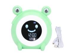 Reloj Despertador Infantil Con Luz Nocturna, Diseño De Animales De Dibujos Animados, Para El Aprendizaje Del Sentido De La Hora.