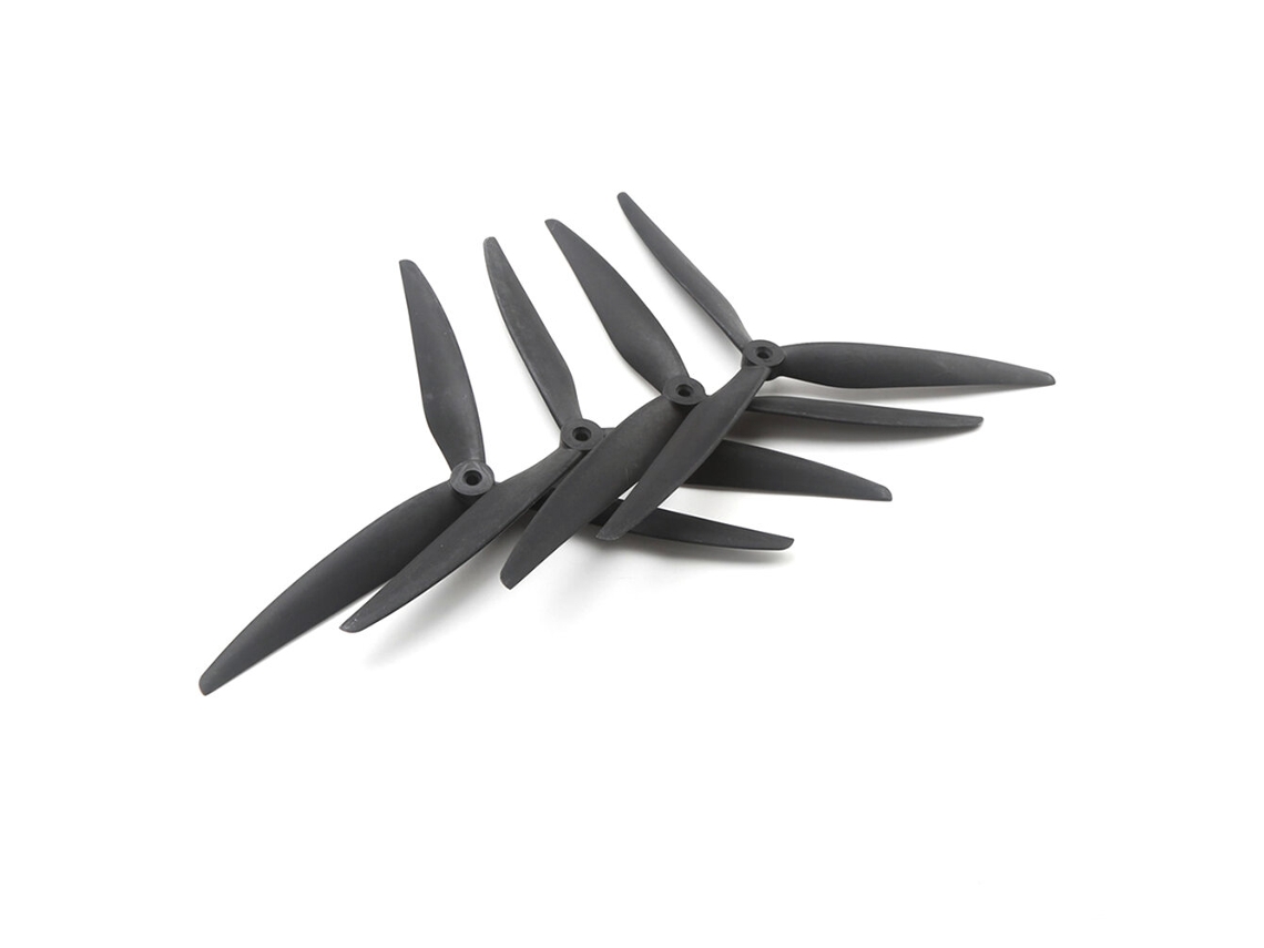 2 Pares 1pares/2pares Tracker 1050 10x5.0 10 Pulgadas Hélices De 3 Palas De Fibra De Vidrio Y Nailon Para Dron Rc Multirrotor De Largo Alcance