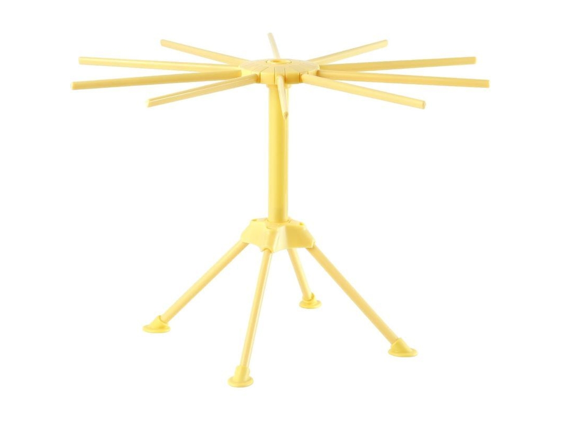 2026-linjou 2 Soportes Plegables Para Secar Pasta, Estante Colgante De Plástico Colapsable Para Hacer Fideos (amarillo)