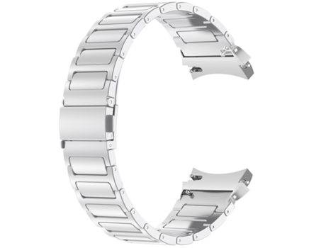 Pulseira de relógio fina em aço, adequada para Samsung Watch 4/5 Plata