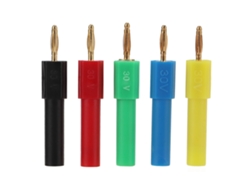 5 Adaptadores De Enchufe Banana Macho A Hembra De 2 Mm A 4 Mm De Latón Pa Para Equipos Electrónicos Automotrices.