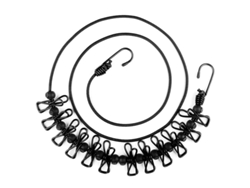 Tendedero Elástico Portátil Con 12 Pinzas Para Ropa, Ideal Para Viajes.