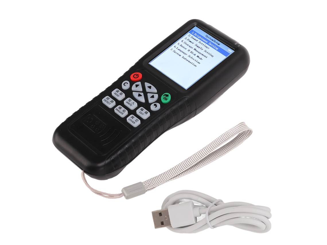 Copiador Lector Escritor De Tarjetas Ic Id Portátil 125-500khz Para Sistema De Control De Acceso