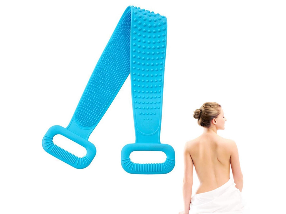 Escova de Banho de Silicone Escova de Limpeza das Costas Adequada para Banho Confortável para Homens e Mulheres  GERTIZ 