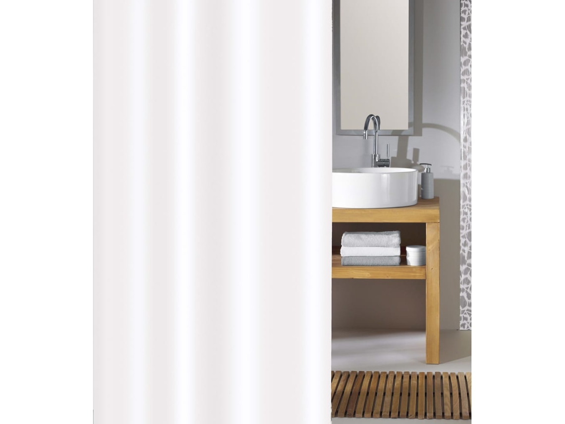 Kleine Wolke Cortina de ducha Phoenix blanco 180x200 cm