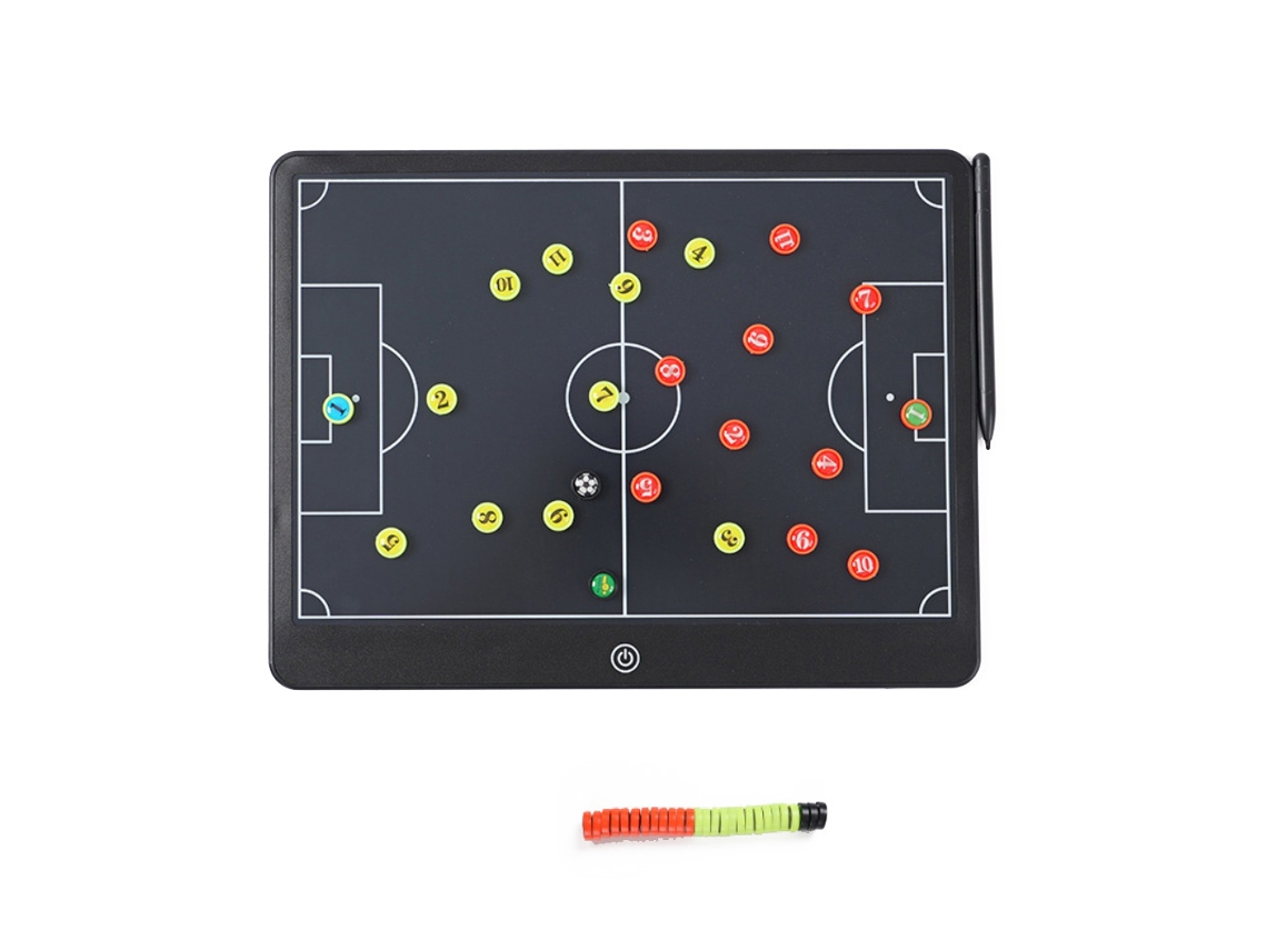 Pizarra magnética recargable de 16 pulgadas para entrenamiento de fútbol, portapapeles táctico para entrenadores - Digitallab