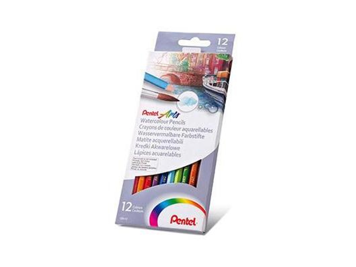 Pentel Lápices Acuarela Caja Con 12 Unidades