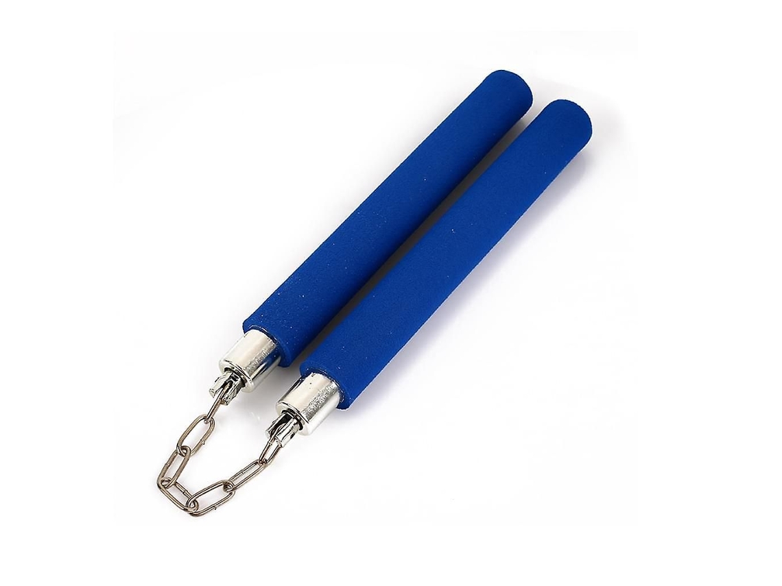 Nunchaku seguridad goma espuma cadena acero. Entrenamiento niños principiantes.