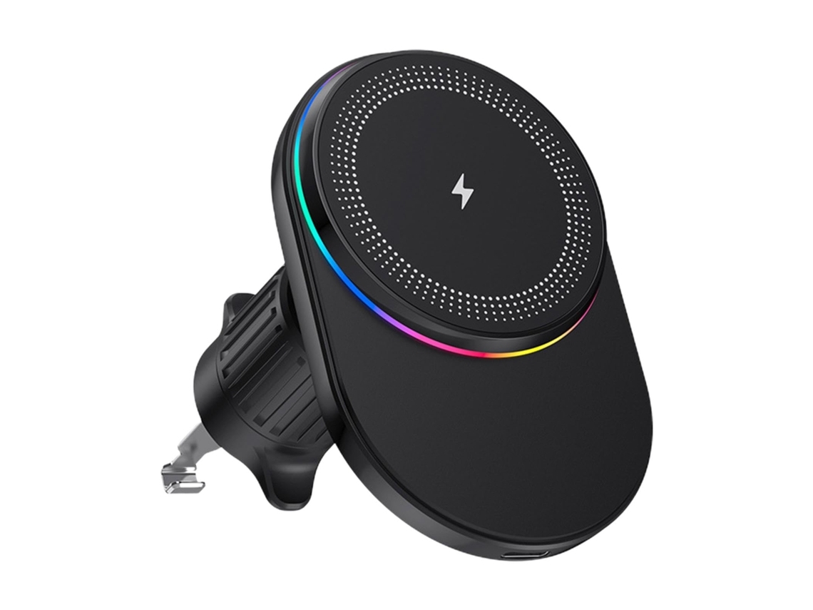 Cargador De Coche Inalámbrico Yemaesre Magnética Negro