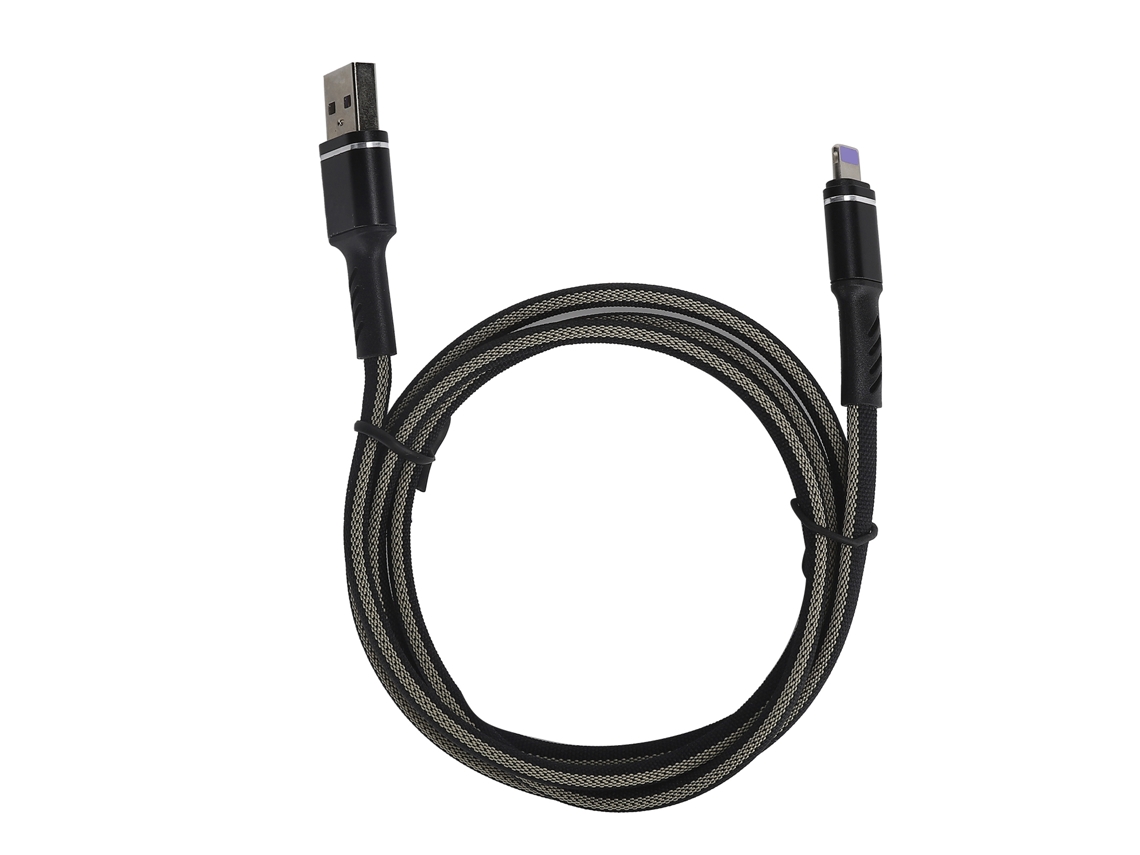 Cable De Datos (carga Rápida 5a, Transmisión De Datos) Cable Super Simple Trenzado De Vaquero Para Apple, Android, Teléfonos Type-c, Uso En Coche, 1m