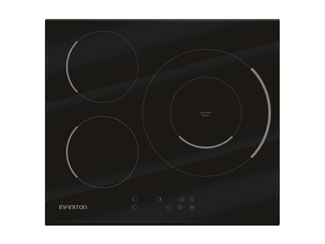 Placa de Inducción INFINITON IND-320B (Eléctrica  - 59 cm - Negro)
