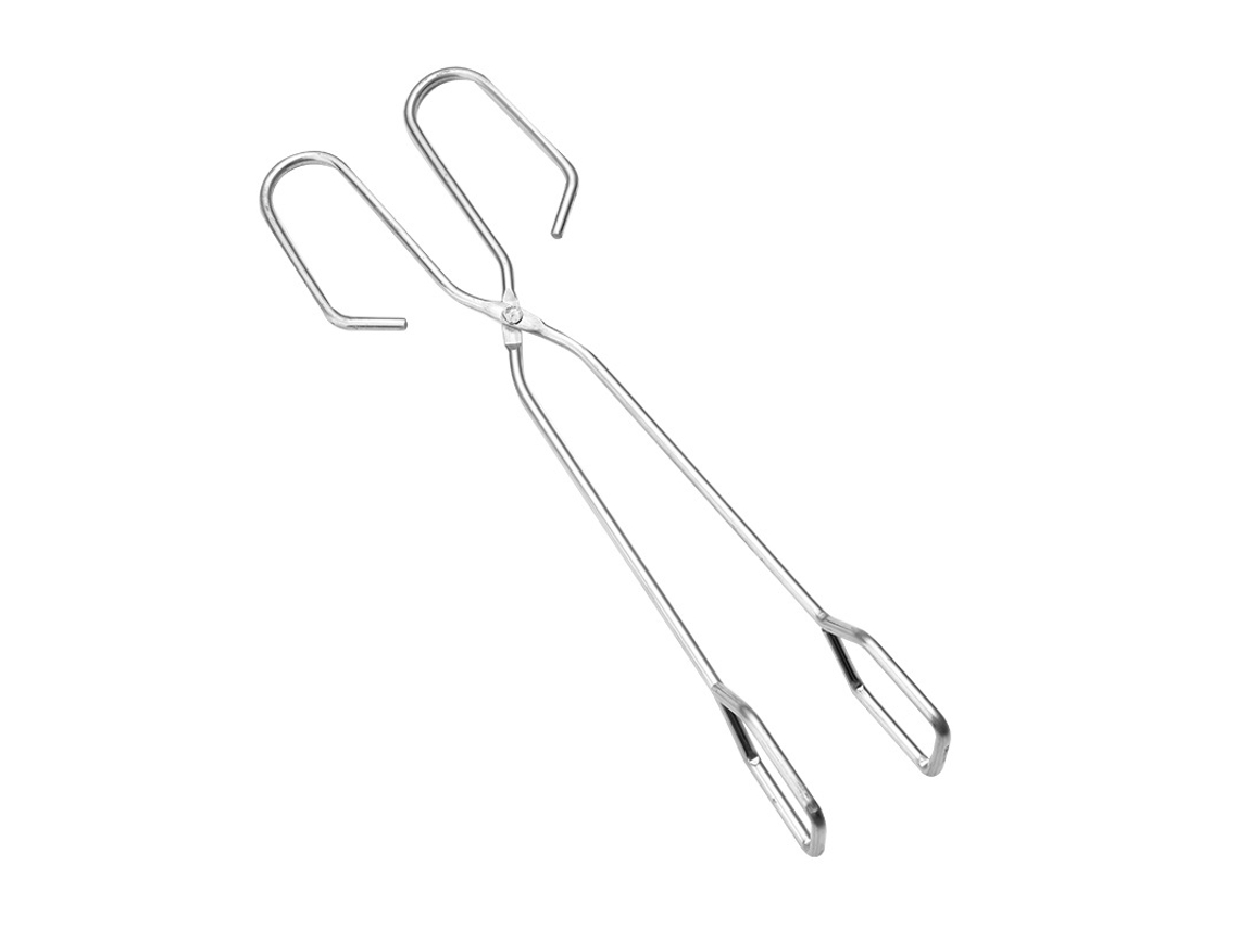 Pinzas para barbacoa de acero inoxidable de 24 cm, color plata ZYBLSSBB